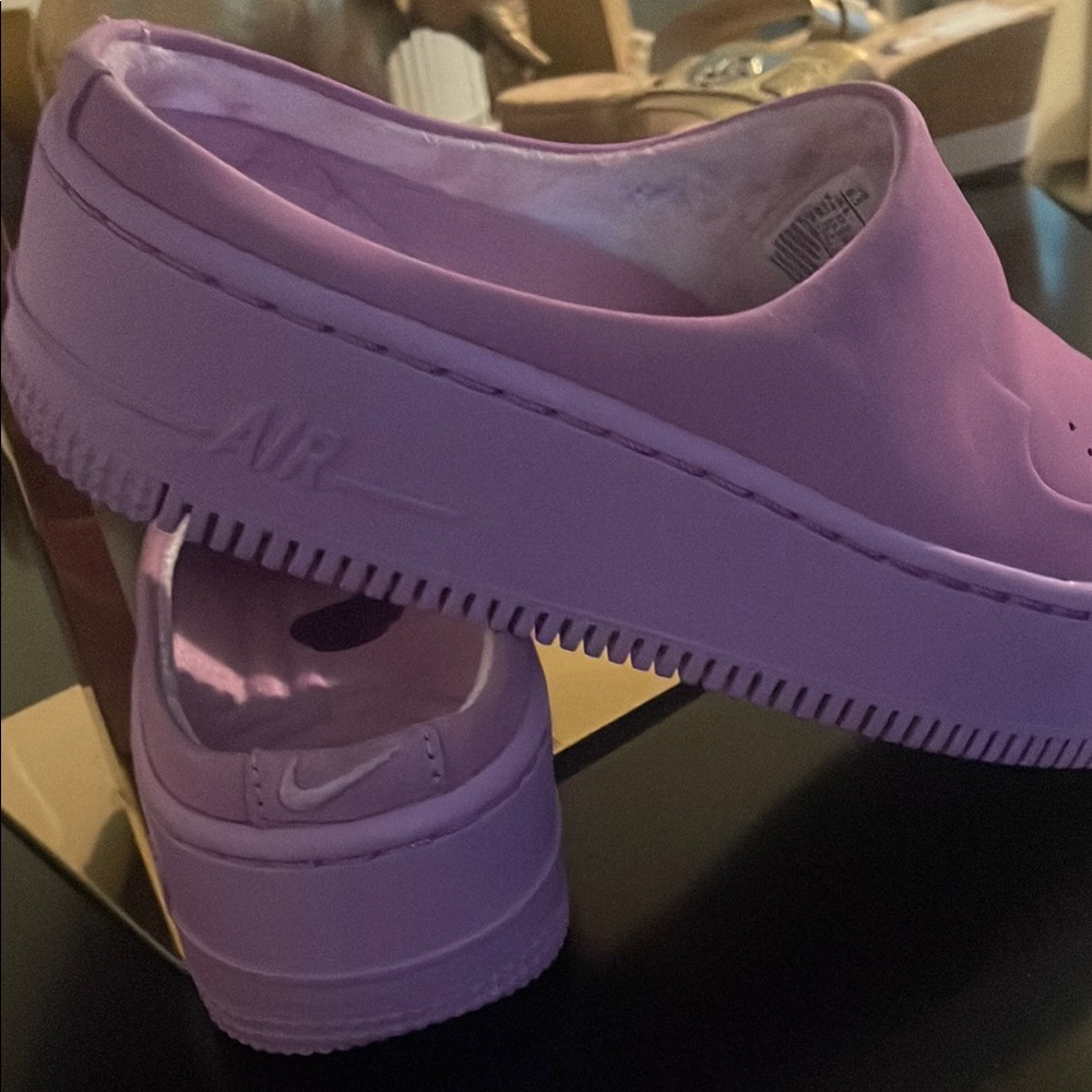 Nike Purple Mules & Clogs Minimalist Design